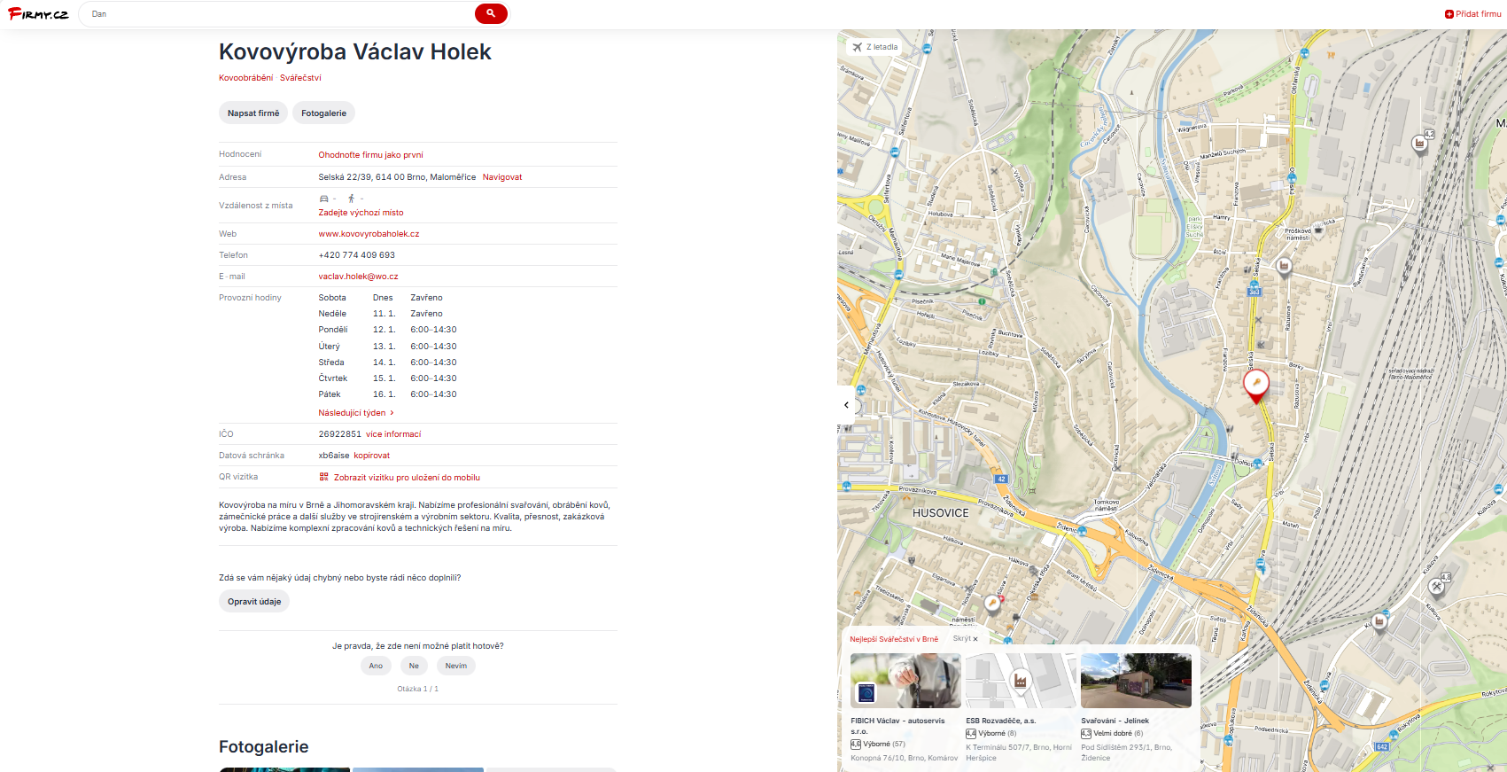 Kovovyroba Brno Firmy